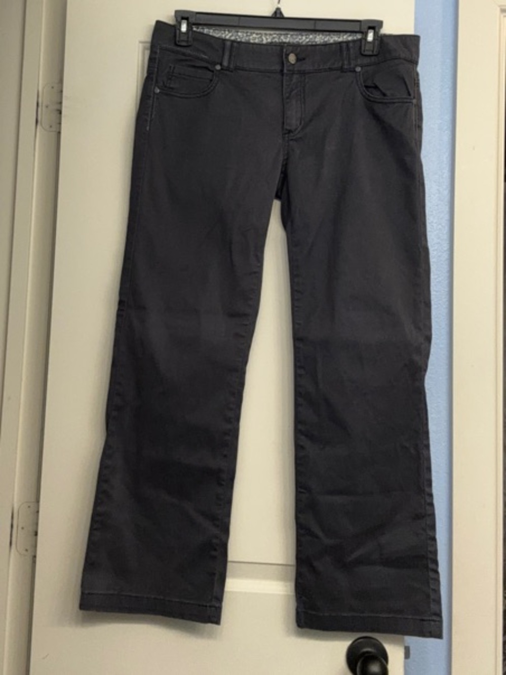 Prana Women's Straight-Leg Pants in Charcoal 12